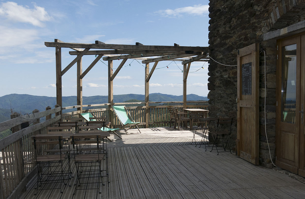 Cafe mit Aussicht