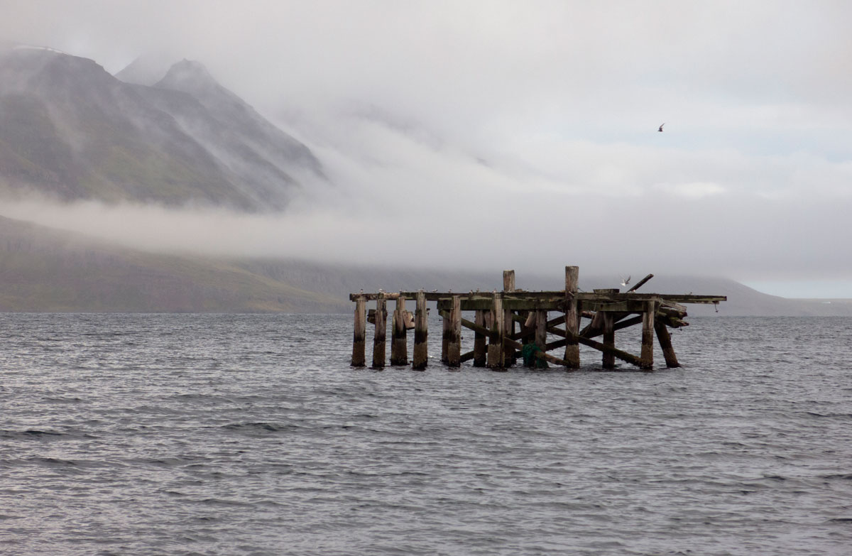 Plattform im Meer