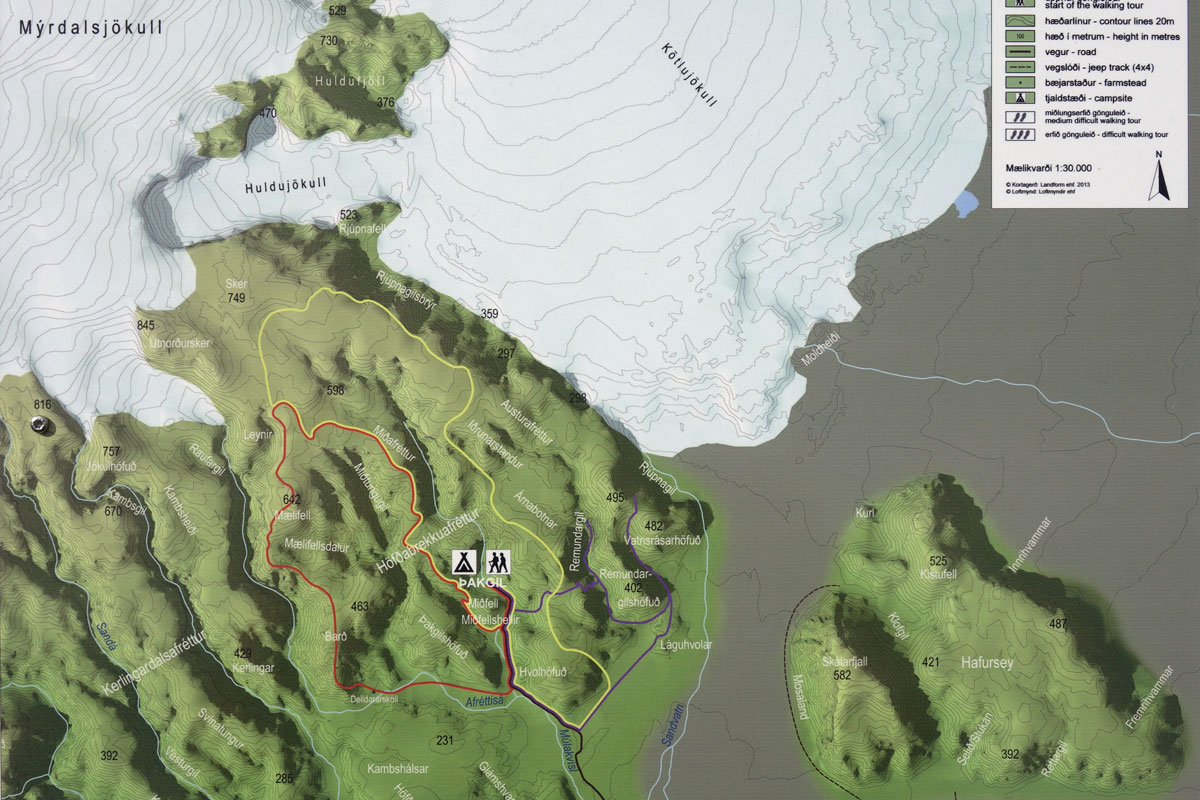 Wanderkarte