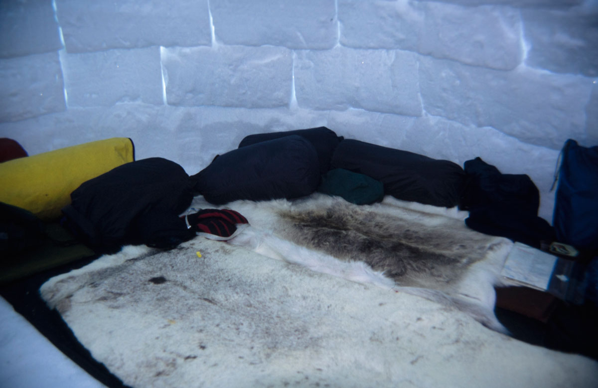 Iglu Inneneinrichtung